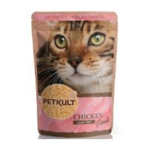 Petkult cu pui 100g